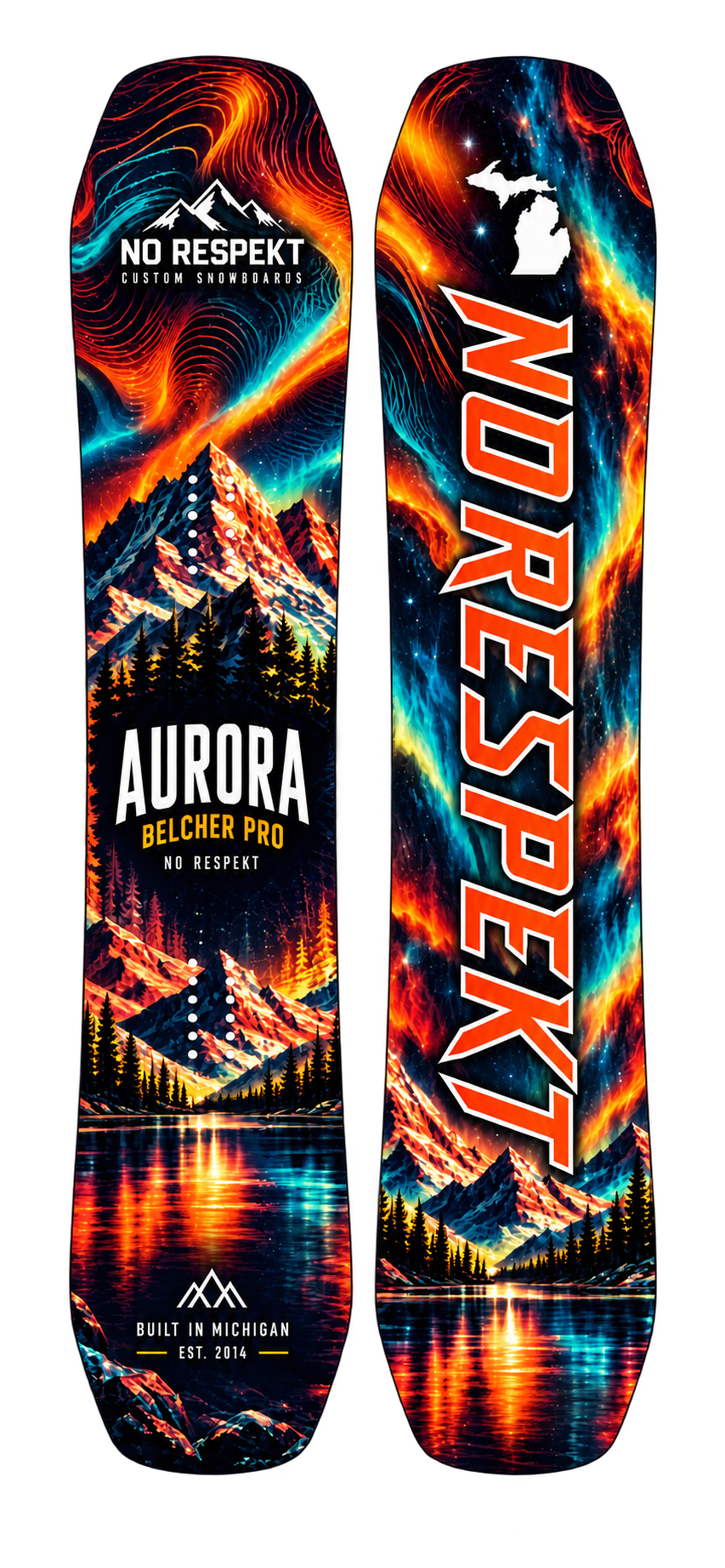 Aurora Sunset snowboard